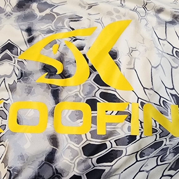 Koofin Men's Long Sleeve Fishing Hoodie Blue Camo Performance Apparel, 2XL - Picture 4 of 4